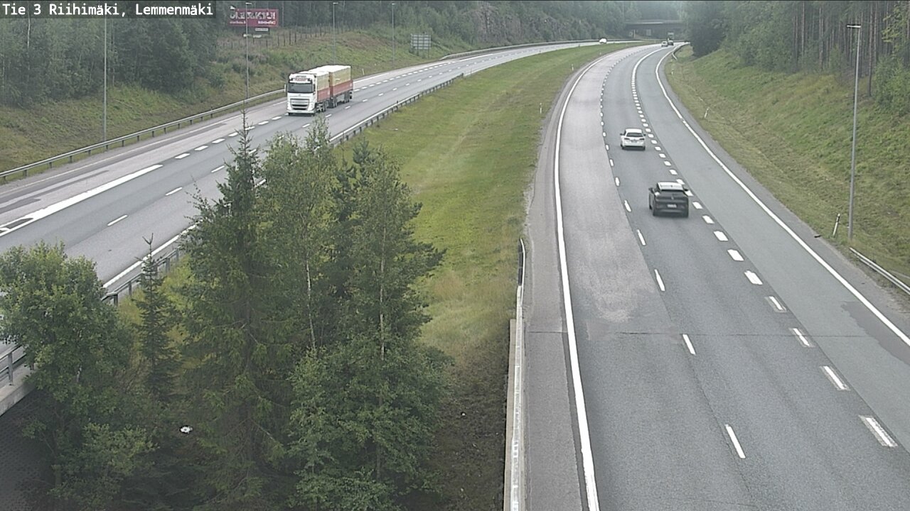 Weather Camera Image Väg 3 Riihimäki, Lemmenmäki, Riihimäki, Kanta-Häme