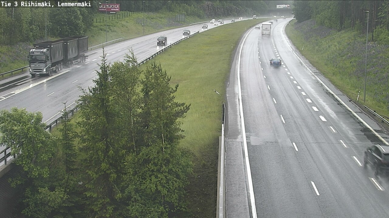 Weather Camera Image Väg 3 Riihimäki, Lemmenmäki, Riihimäki, Kanta-Häme