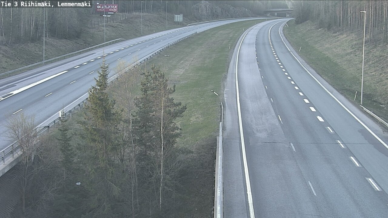 Weather Camera Image Road 3 Riihimäki, Lemmenmäki, Riihimäki, Kanta-Häme