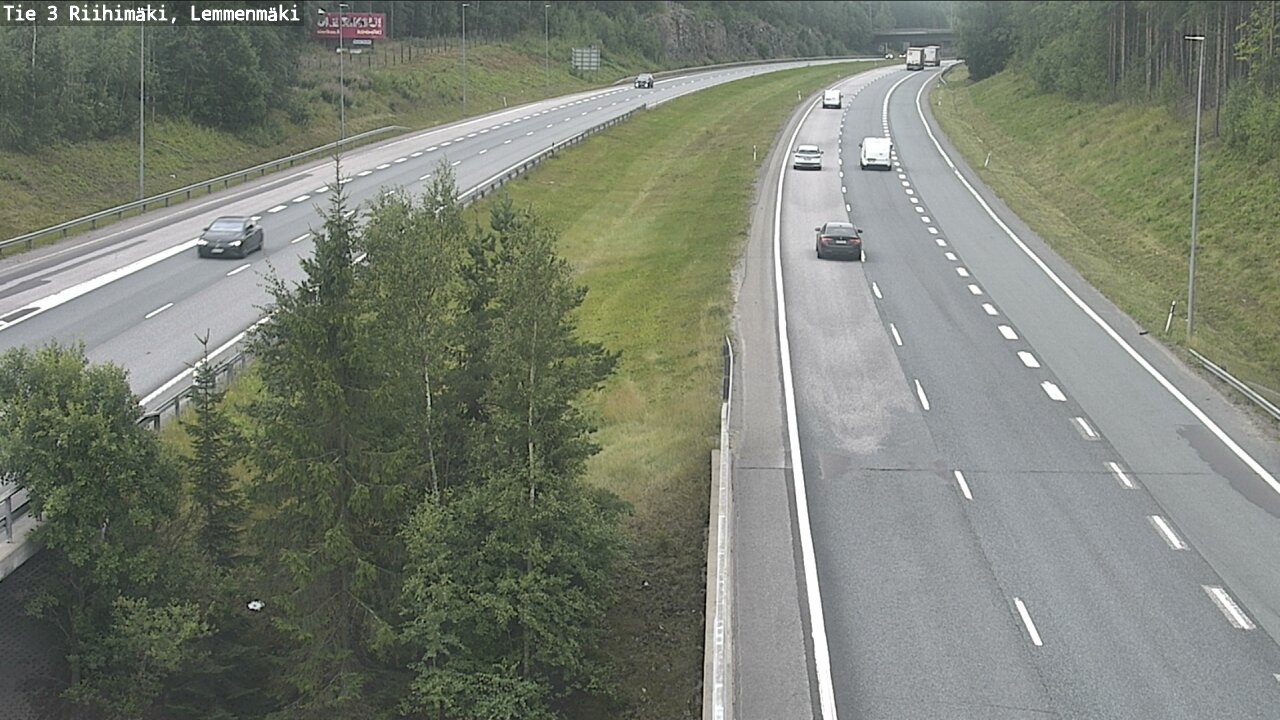 Weather Camera Image Väg 3 Riihimäki, Lemmenmäki, Riihimäki, Kanta-Häme