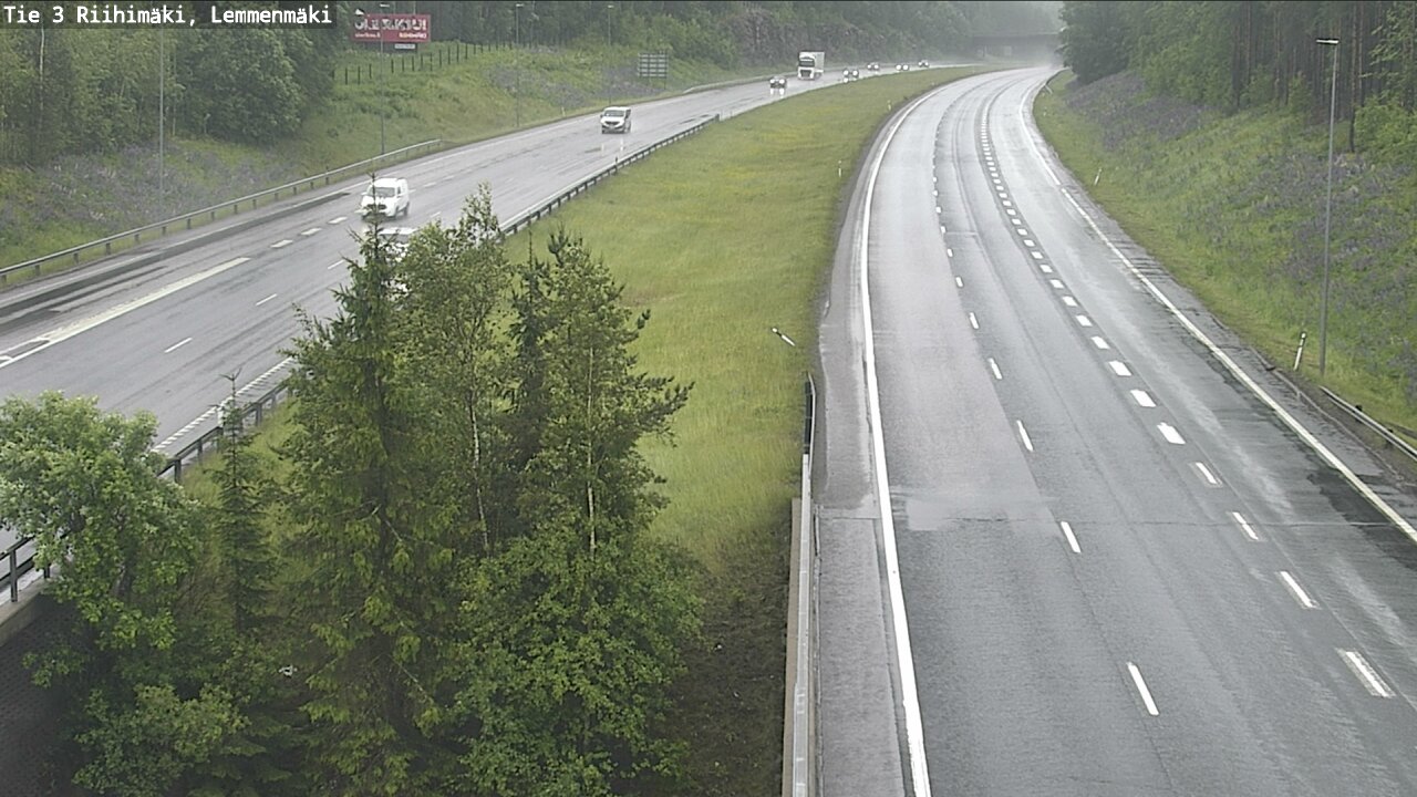 Weather Camera Image Väg 3 Riihimäki, Lemmenmäki, Riihimäki, Kanta-Häme