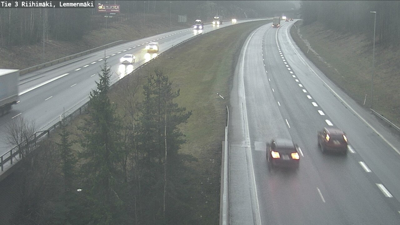 Weather Camera Image Road 3 Riihimäki, Lemmenmäki, Riihimäki, Kanta-Häme
