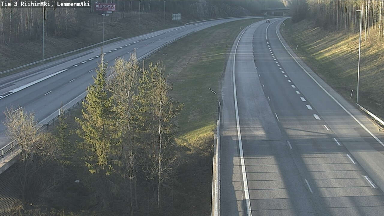 Weather Camera Image Road 3 Riihimäki, Lemmenmäki, Riihimäki, Kanta-Häme