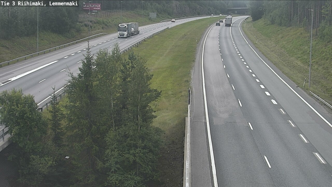 Weather Camera Image Road 3 Riihimäki, Lemmenmäki, Riihimäki, Kanta-Häme