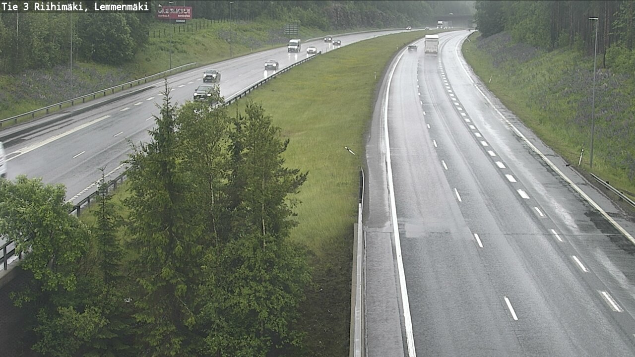 Weather Camera Image Väg 3 Riihimäki, Lemmenmäki, Riihimäki, Kanta-Häme