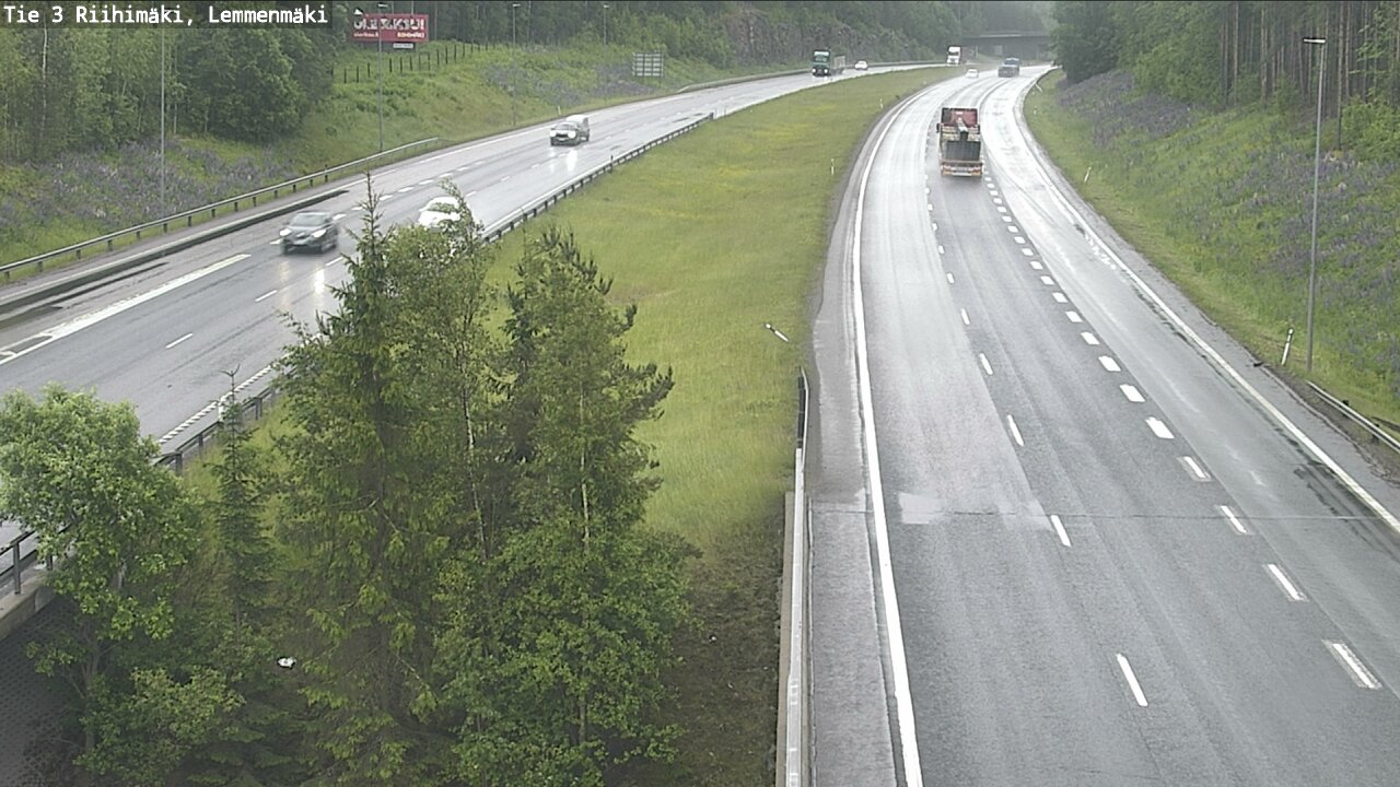 Weather Camera Image Väg 3 Riihimäki, Lemmenmäki, Riihimäki, Kanta-Häme