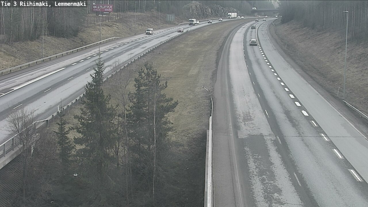 Weather Camera Image Road 3 Riihimäki, Lemmenmäki, Riihimäki, Kanta-Häme