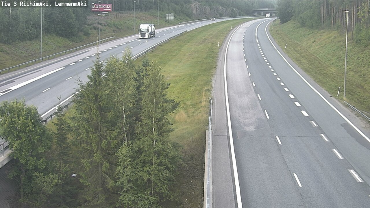 Weather Camera Image Väg 3 Riihimäki, Lemmenmäki, Riihimäki, Kanta-Häme