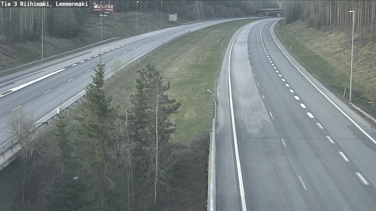 Weather Camera Image Road 3 Riihimäki, Lemmenmäki, Riihimäki, Kanta-Häme