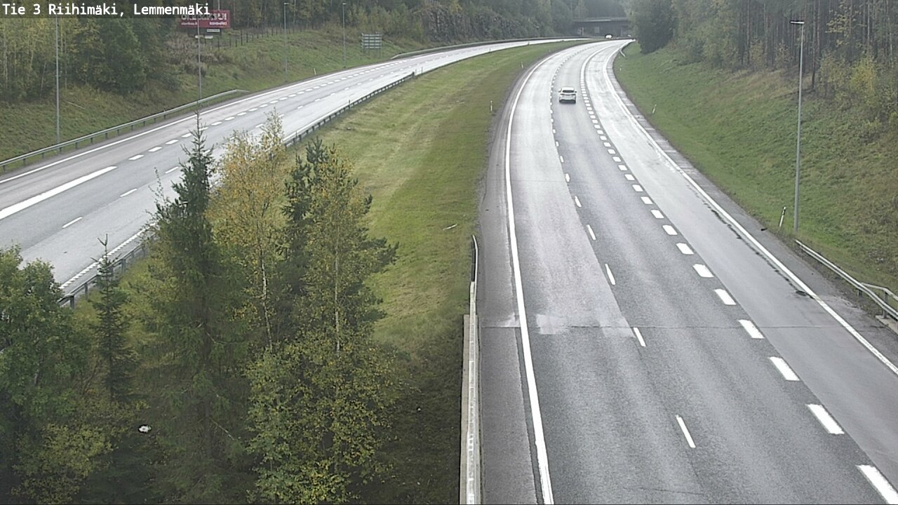Weather Camera Image Road 3 Riihimäki, Lemmenmäki, Riihimäki, Kanta-Häme