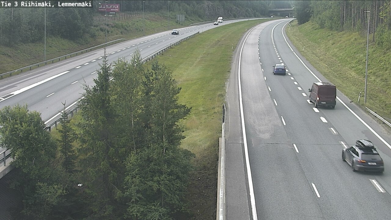 Weather Camera Image Väg 3 Riihimäki, Lemmenmäki, Riihimäki, Kanta-Häme