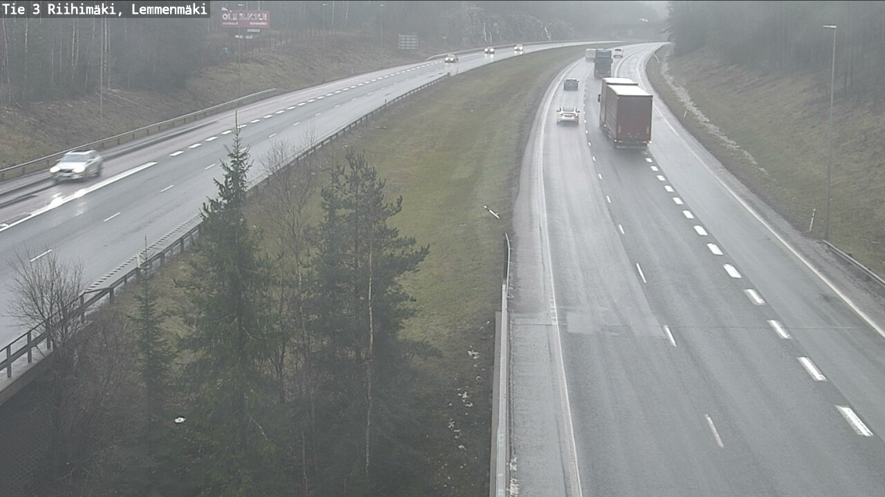 Weather Camera Image Road 3 Riihimäki, Lemmenmäki, Riihimäki, Kanta-Häme