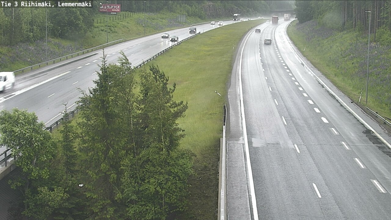 Weather Camera Image Väg 3 Riihimäki, Lemmenmäki, Riihimäki, Kanta-Häme
