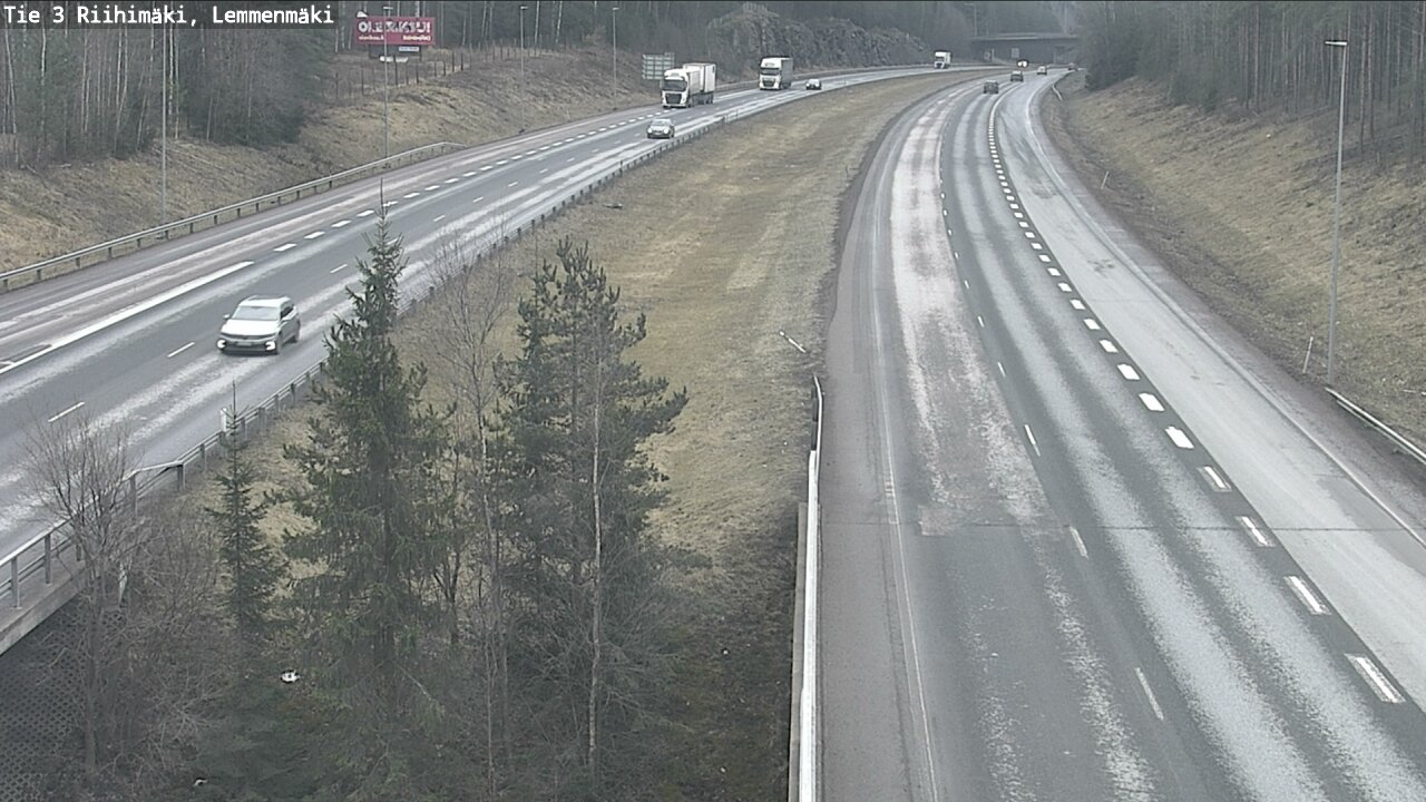 Weather Camera Image Road 3 Riihimäki, Lemmenmäki, Riihimäki, Kanta-Häme