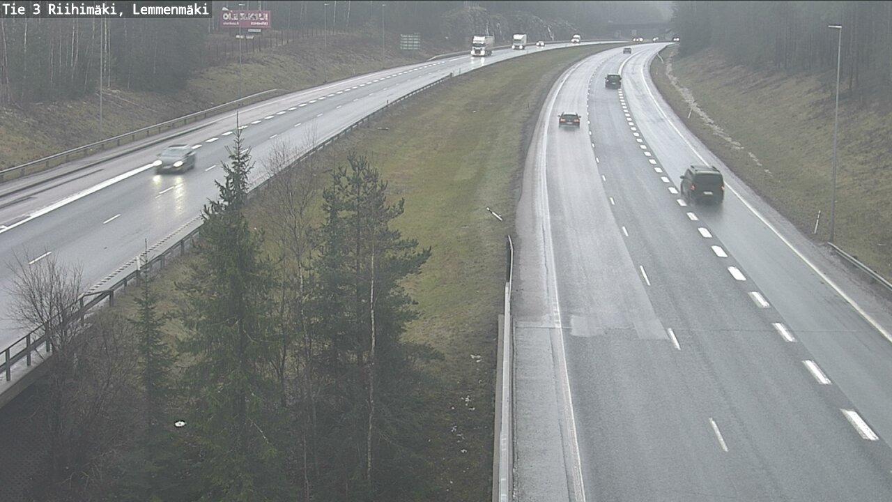 Weather Camera Image Road 3 Riihimäki, Lemmenmäki, Riihimäki, Kanta-Häme