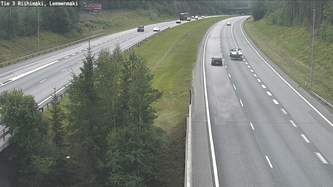 Weather Camera Image Road 3 Riihimäki, Lemmenmäki, Riihimäki, Kanta-Häme