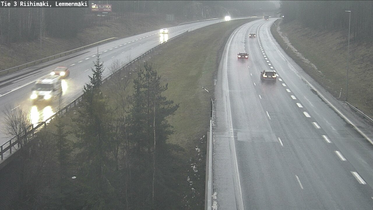 Weather Camera Image Road 3 Riihimäki, Lemmenmäki, Riihimäki, Kanta-Häme