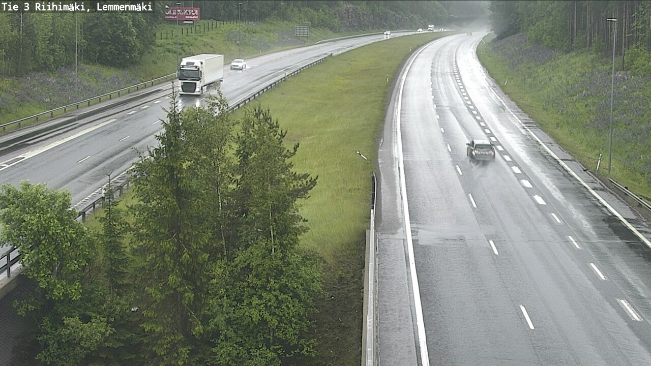 Weather Camera Image Väg 3 Riihimäki, Lemmenmäki, Riihimäki, Kanta-Häme