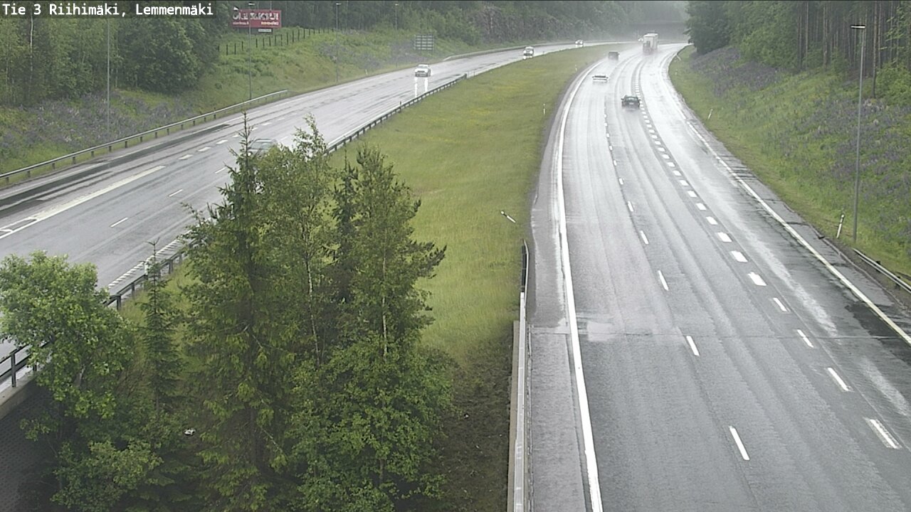 Weather Camera Image Väg 3 Riihimäki, Lemmenmäki, Riihimäki, Kanta-Häme