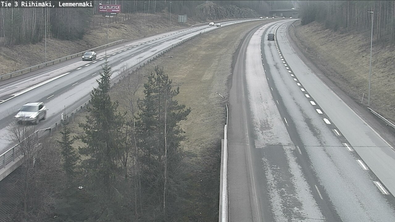 Weather Camera Image Road 3 Riihimäki, Lemmenmäki, Riihimäki, Kanta-Häme