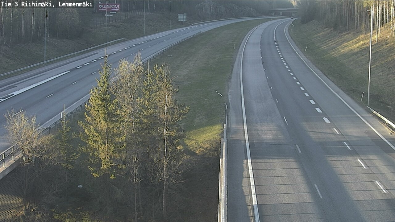 Weather Camera Image Road 3 Riihimäki, Lemmenmäki, Riihimäki, Kanta-Häme