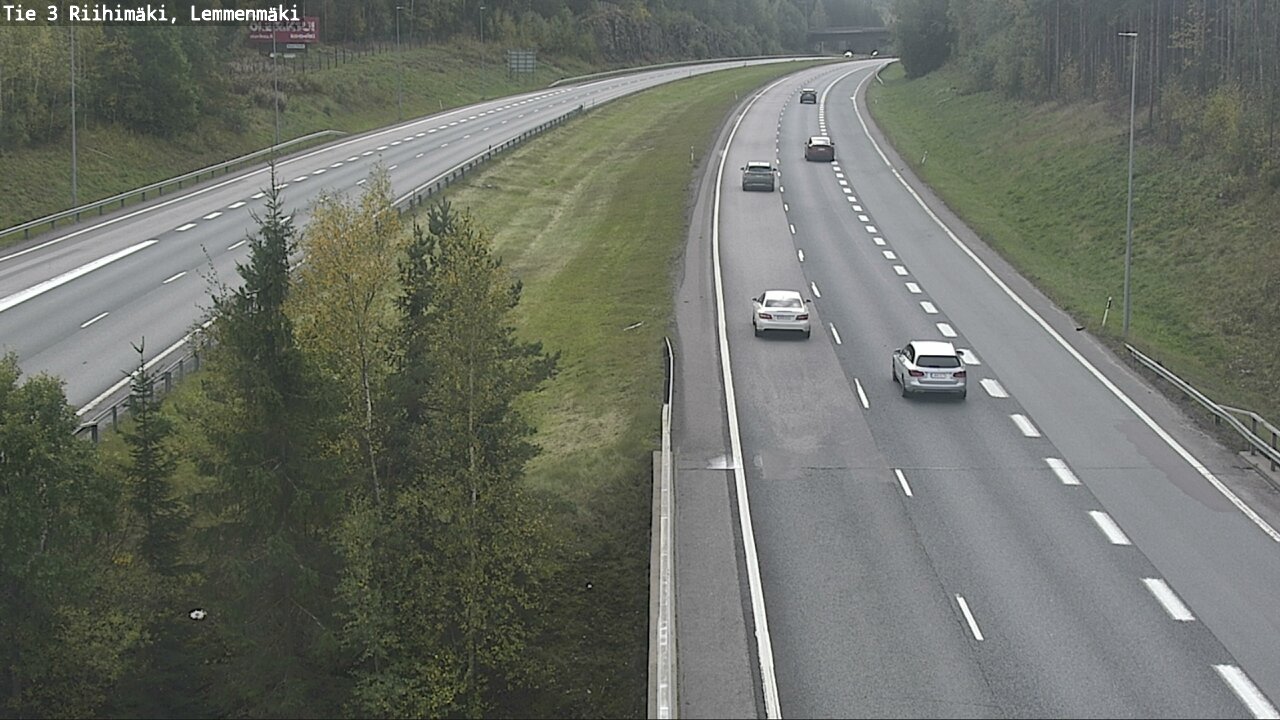 Weather Camera Image Road 3 Riihimäki, Lemmenmäki, Riihimäki, Kanta-Häme