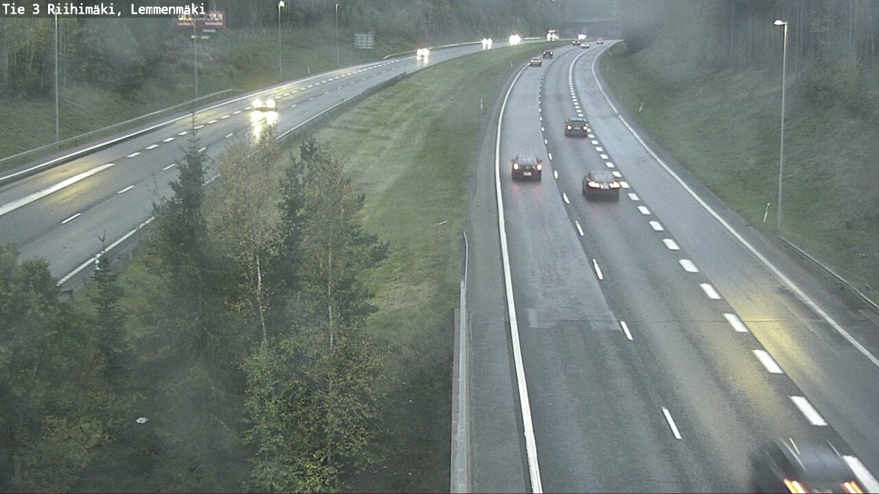 Weather Camera Image Road 3 Riihimäki, Lemmenmäki, Riihimäki, Kanta-Häme