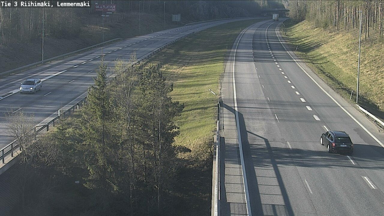 Weather Camera Image Road 3 Riihimäki, Lemmenmäki, Riihimäki, Kanta-Häme