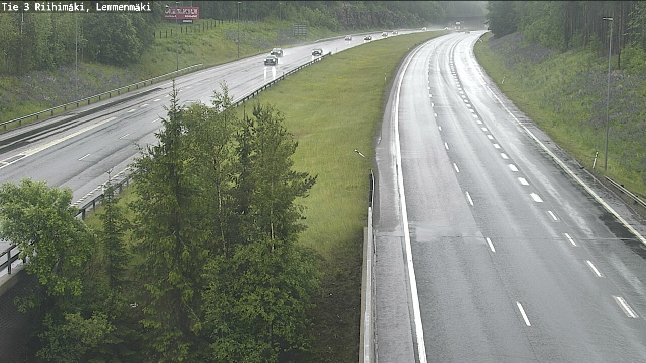 Weather Camera Image Väg 3 Riihimäki, Lemmenmäki, Riihimäki, Kanta-Häme
