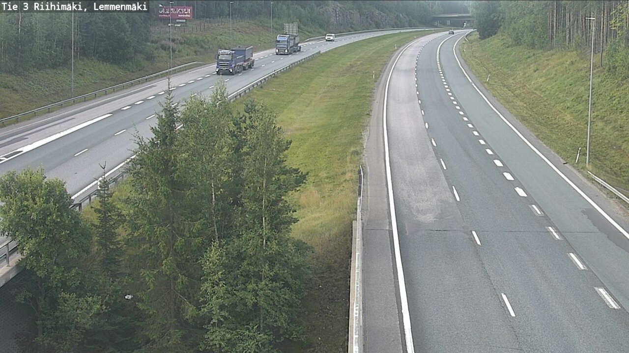 Weather Camera Image Väg 3 Riihimäki, Lemmenmäki, Riihimäki, Kanta-Häme