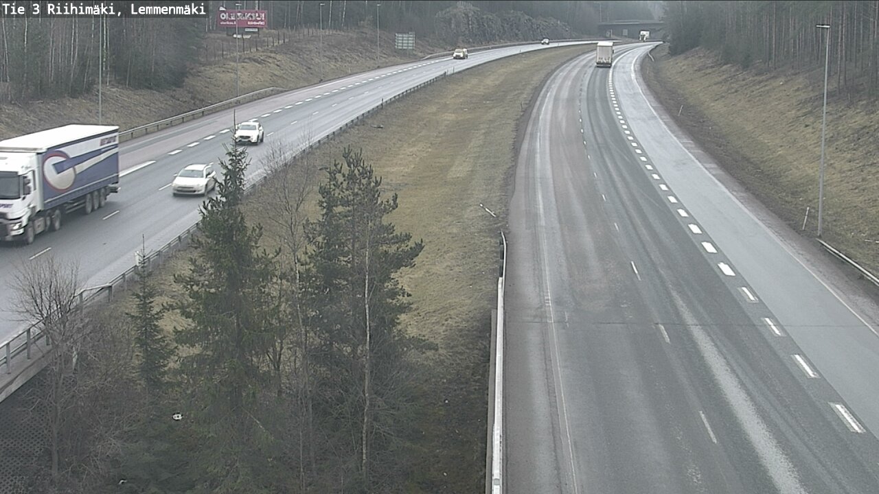 Weather Camera Image Road 3 Riihimäki, Lemmenmäki, Riihimäki, Kanta-Häme