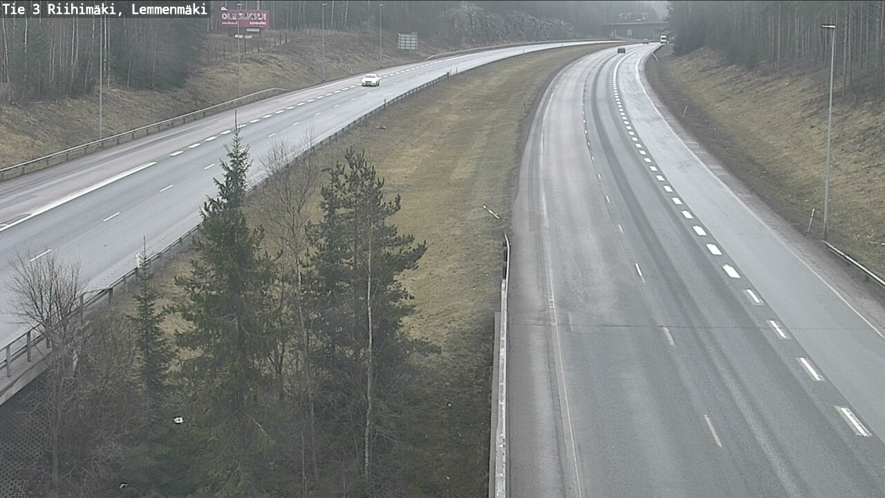 Weather Camera Image Road 3 Riihimäki, Lemmenmäki, Riihimäki, Kanta-Häme