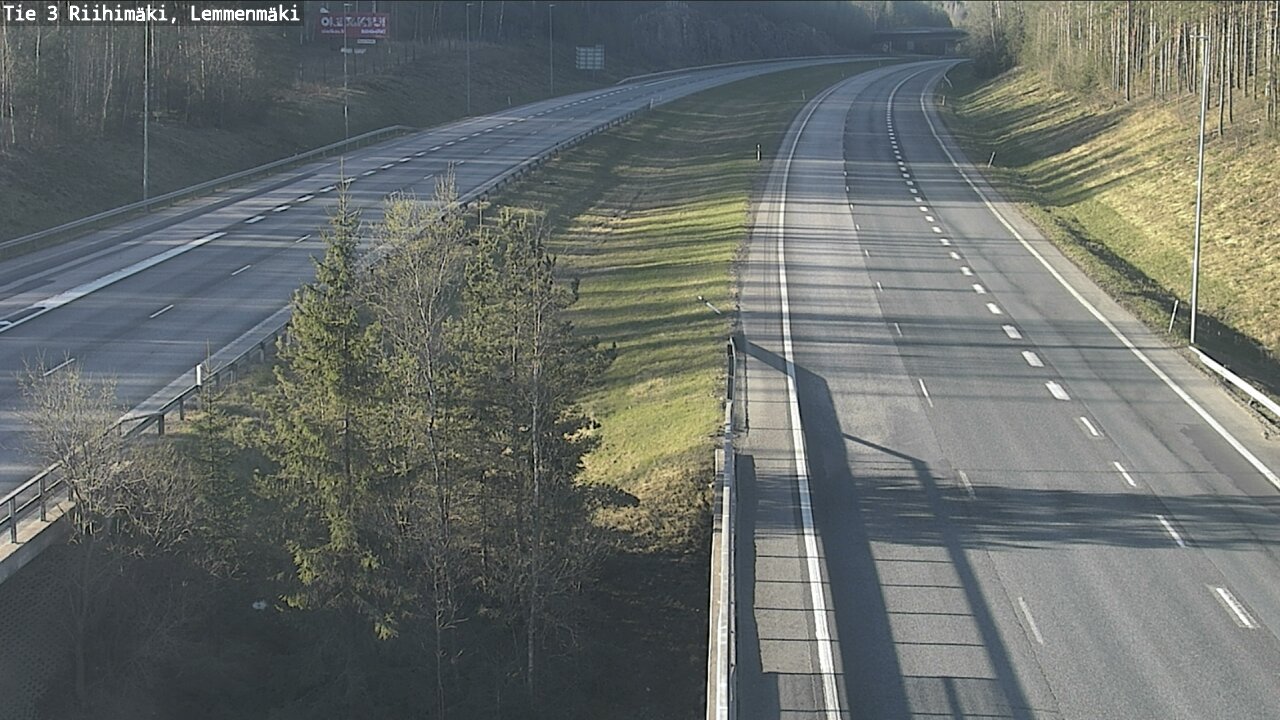Weather Camera Image Road 3 Riihimäki, Lemmenmäki, Riihimäki, Kanta-Häme