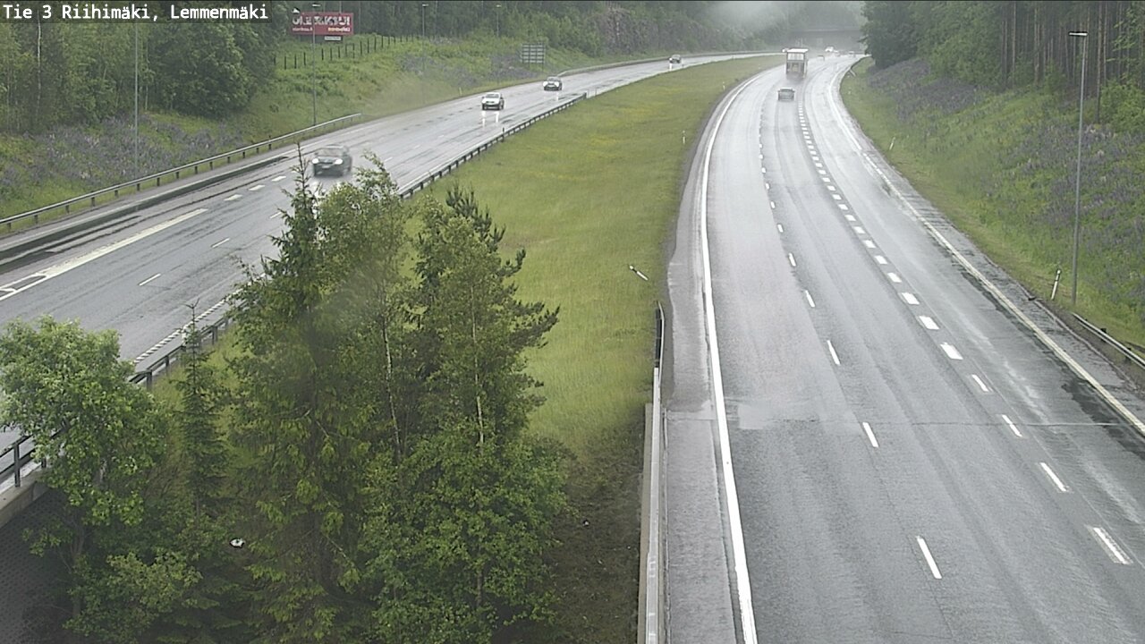 Weather Camera Image Väg 3 Riihimäki, Lemmenmäki, Riihimäki, Kanta-Häme