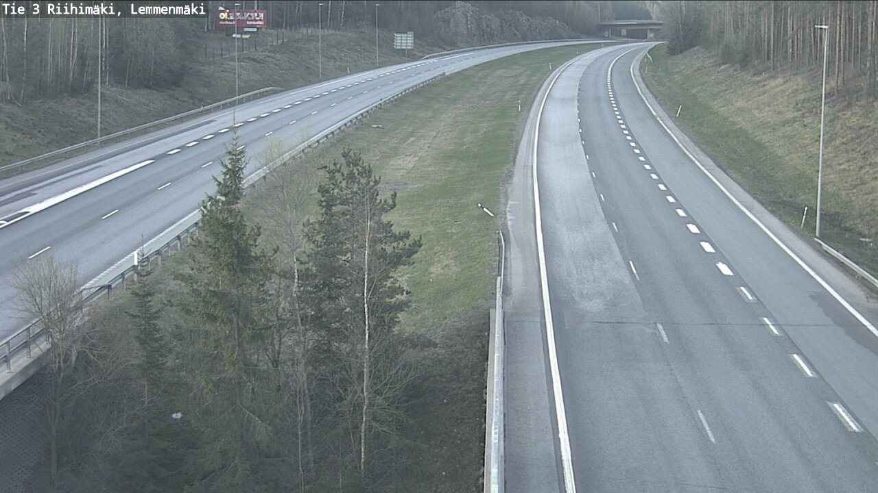 Weather Camera Image Road 3 Riihimäki, Lemmenmäki, Riihimäki, Kanta-Häme