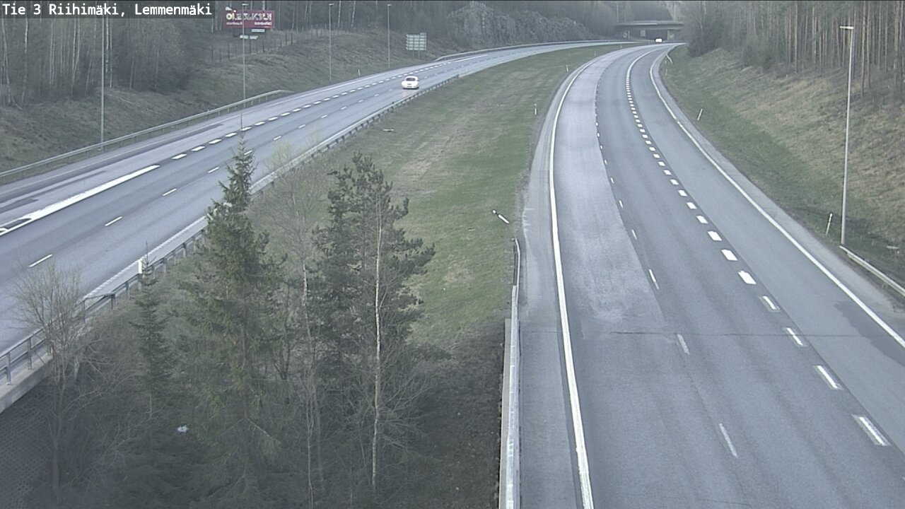 Weather Camera Image Väg 3 Riihimäki, Lemmenmäki, Riihimäki, Kanta-Häme