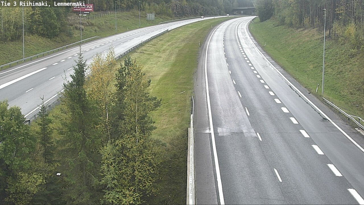 Weather Camera Image Road 3 Riihimäki, Lemmenmäki, Riihimäki, Kanta-Häme