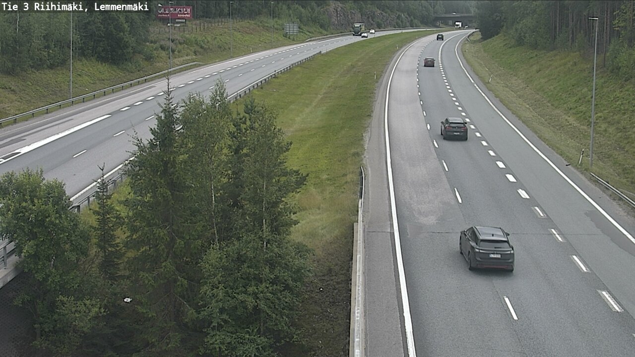 Weather Camera Image Road 3 Riihimäki, Lemmenmäki, Riihimäki, Kanta-Häme