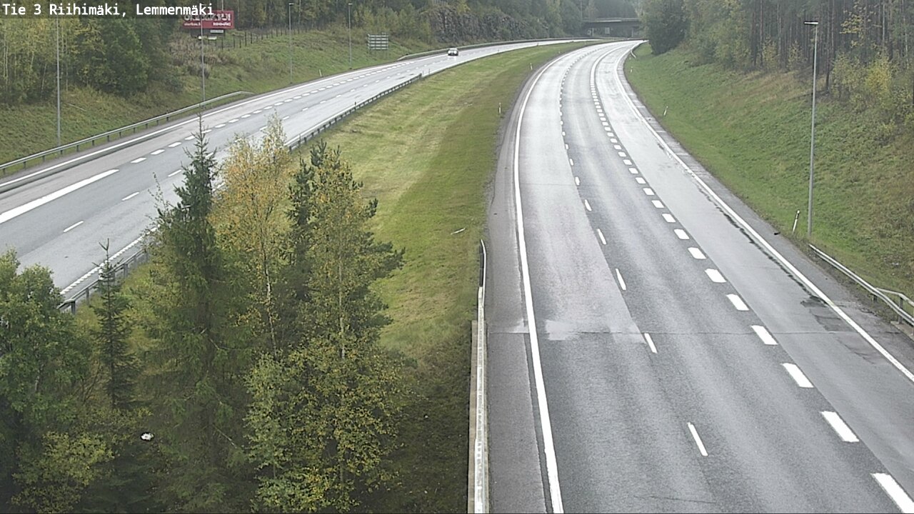 Weather Camera Image Road 3 Riihimäki, Lemmenmäki, Riihimäki, Kanta-Häme