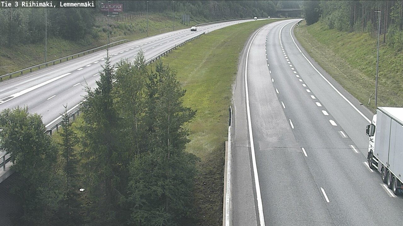 Weather Camera Image Road 3 Riihimäki, Lemmenmäki, Riihimäki, Kanta-Häme