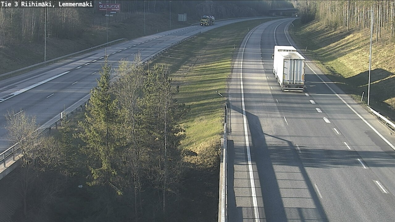 Weather Camera Image Road 3 Riihimäki, Lemmenmäki, Riihimäki, Kanta-Häme