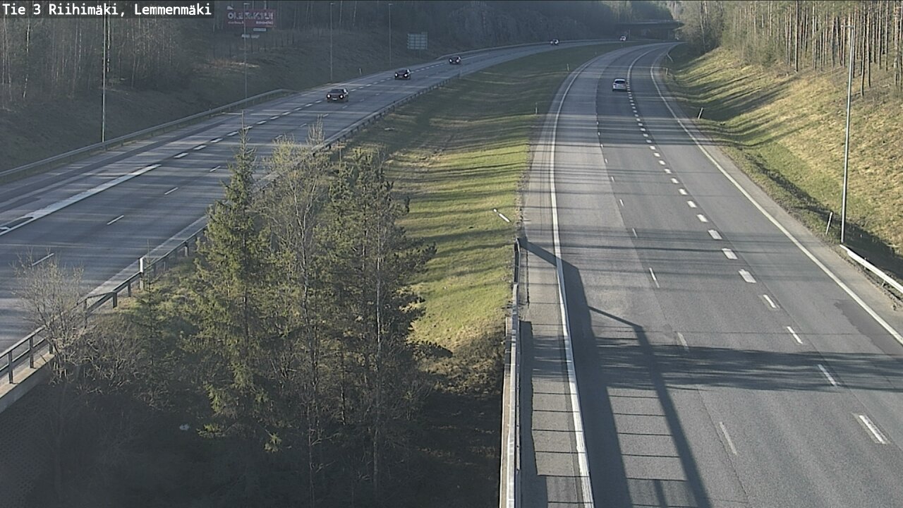 Weather Camera Image Road 3 Riihimäki, Lemmenmäki, Riihimäki, Kanta-Häme