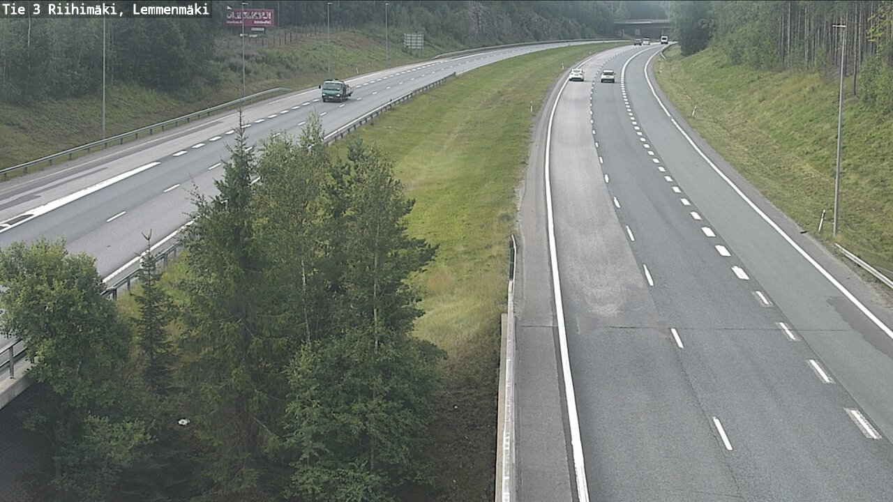 Weather Camera Image Väg 3 Riihimäki, Lemmenmäki, Riihimäki, Kanta-Häme