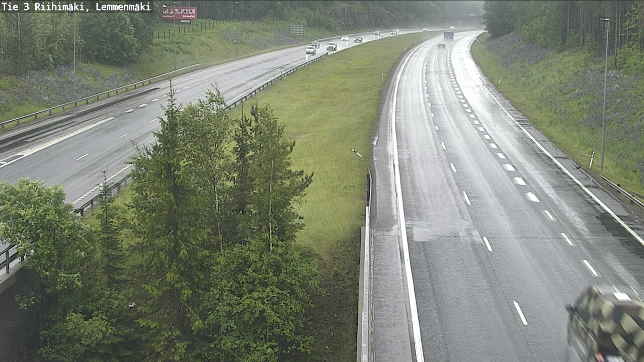 Weather Camera Image Väg 3 Riihimäki, Lemmenmäki, Riihimäki, Kanta-Häme