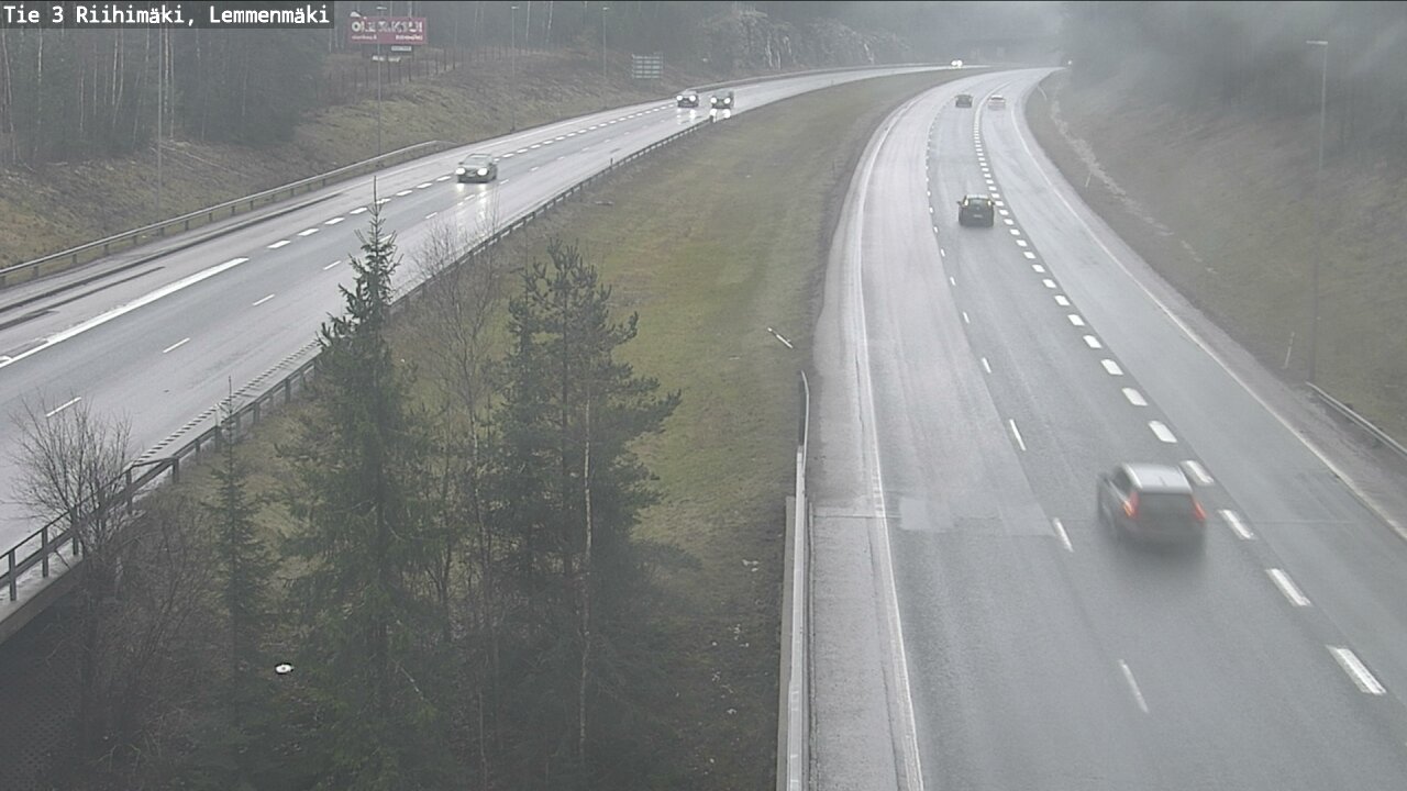 Weather Camera Image Road 3 Riihimäki, Lemmenmäki, Riihimäki, Kanta-Häme