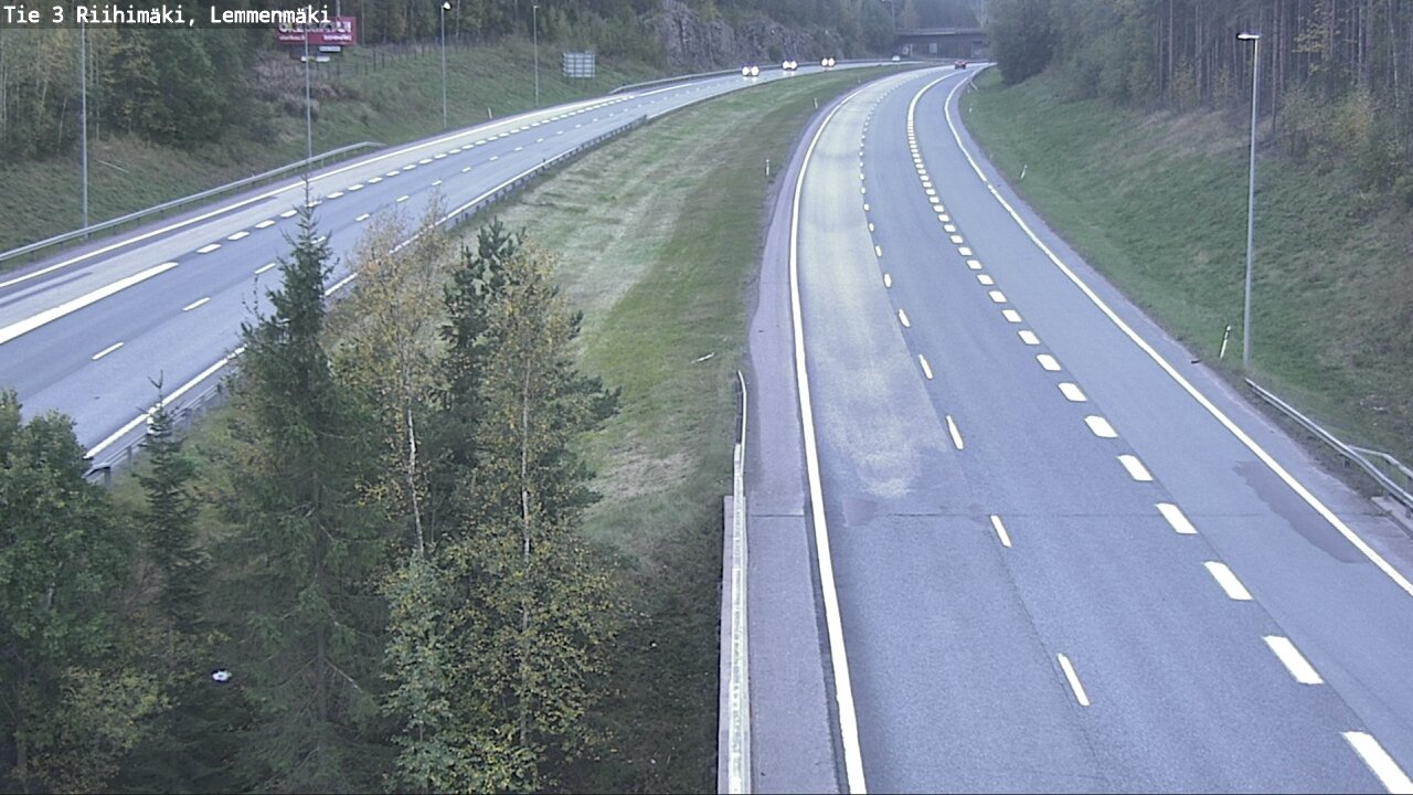 Weather Camera Image Road 3 Riihimäki, Lemmenmäki, Riihimäki, Kanta-Häme