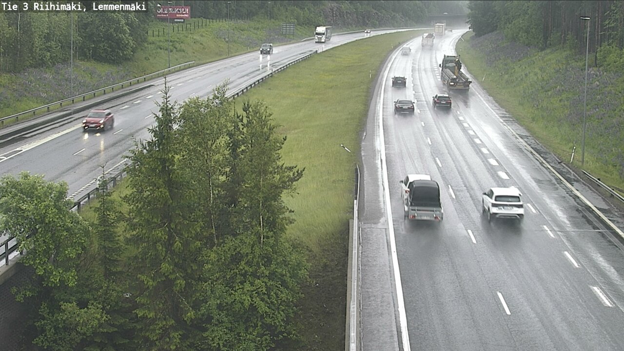 Weather Camera Image Väg 3 Riihimäki, Lemmenmäki, Riihimäki, Kanta-Häme