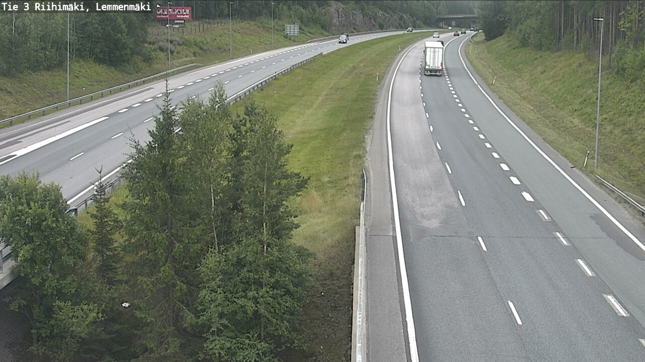 Weather Camera Image Väg 3 Riihimäki, Lemmenmäki, Riihimäki, Kanta-Häme