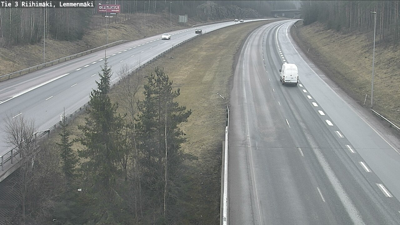 Weather Camera Image Road 3 Riihimäki, Lemmenmäki, Riihimäki, Kanta-Häme