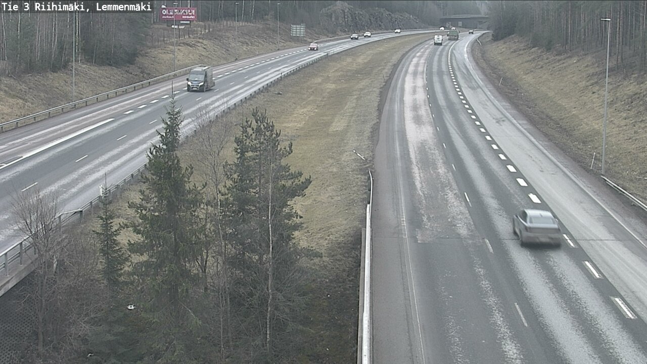 Weather Camera Image Road 3 Riihimäki, Lemmenmäki, Riihimäki, Kanta-Häme
